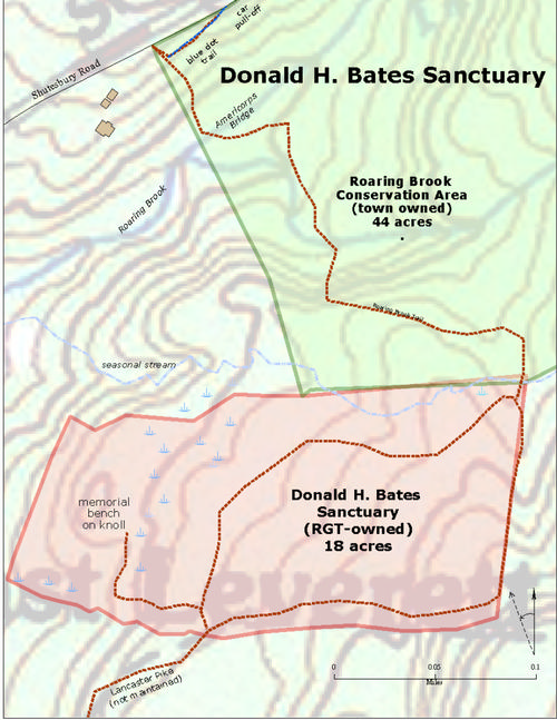 Donald H. Bates Sanctuary topo for baseline 2015 a