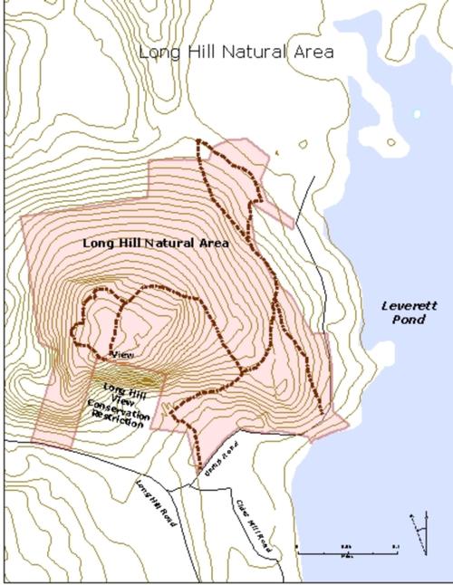 Long Hill Natural Area contour 2015