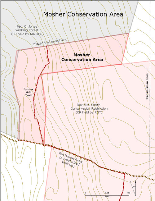 Mosher Conservation Area contour 2015